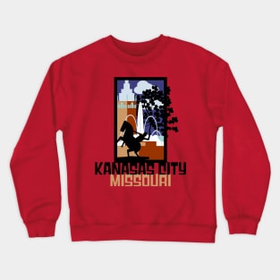 Kansas City Skyline T-Shirt Crewneck Sweatshirt